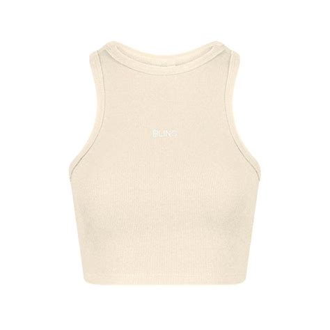 Because Life Is Not Guaranteed Tops Bling Nude Knit Tank Top Poshmark