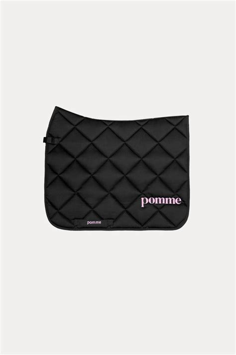 Saddle Pad Dressage Black Pomme