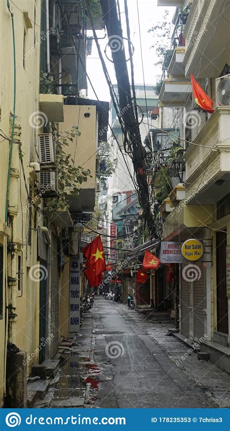 Hanoi Vietnam Circa Janeiro De 2020 Vida Na Rua Foto De Stock