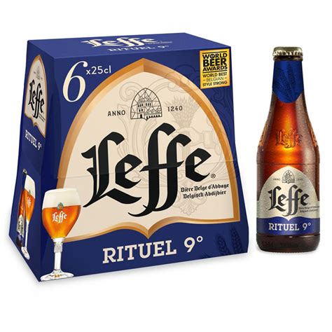 LEFFE Rituel Bière blonde 6 x 25 cl Livraison à domicile et Drive Chronodrive