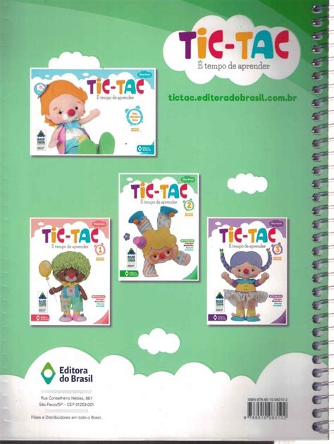 Livro Tic Tac Volume 1 - Livro Tic-tac Volume 1 Pdf Baixar - BRAINCP