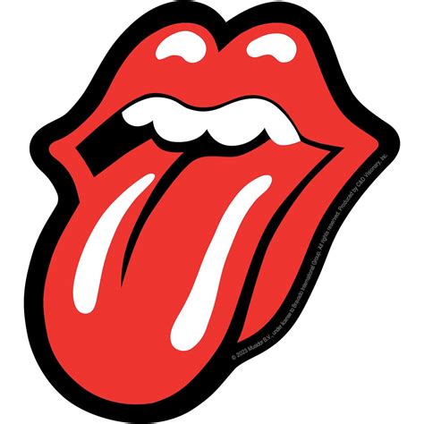 rolling stones tongue logo sticker walmartcom
