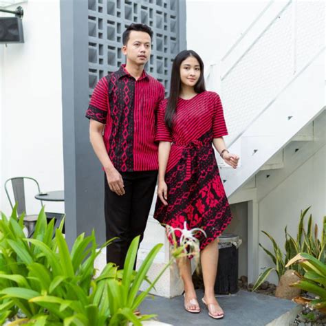 Jual Baju Dress Batik Couple Keluarga Mama Papa Kondangan Pesta