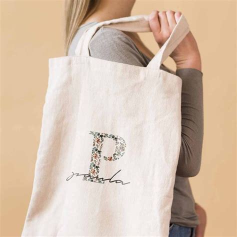 Bolsas De Tela Personalizadas Con Nombre Seriandaluza