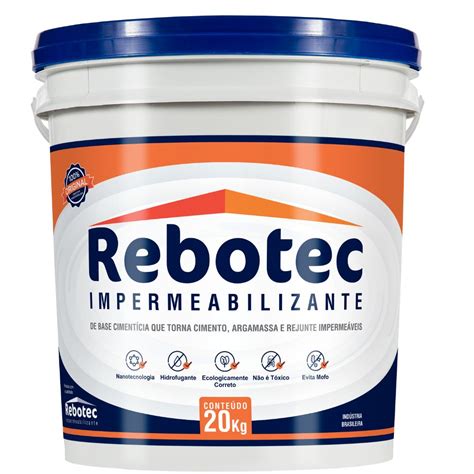 IMPERMEABILIZANTE EM PO SACO REBOTEC 10KG REBOTEC