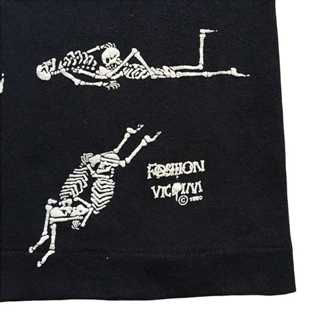 Vintage Fashion Victim Skeleton Sex T Shirt Sold By Creditor Dell
