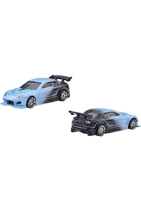 HOT WHEELS Kartonetleri Hasarlı Hotwheels Mazda RX 8 Fast and Furious Hızlı ve Öfkeli Özel Seri