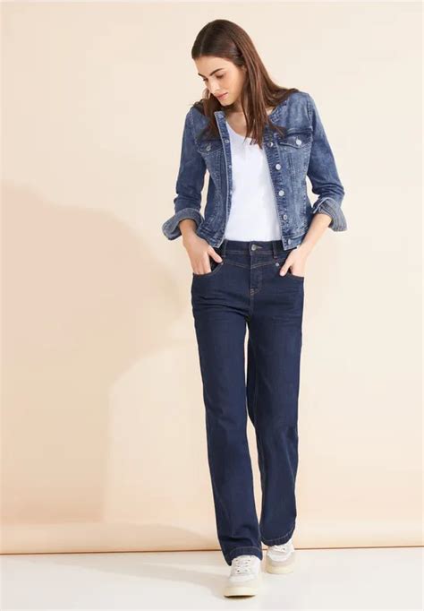 Street One Veste En Jean Bleue Pour Femmes En Bleu Roxana Street One