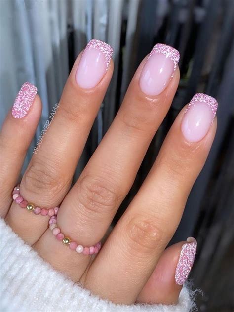 Pink Glitter Nails 45 Fabulous Designs And Ideas Pink Glitter Nails