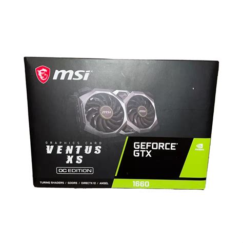 MSI GeForce GTX 1660 SUPER VENTUS XS OC 6GB GDDR6 192-bit