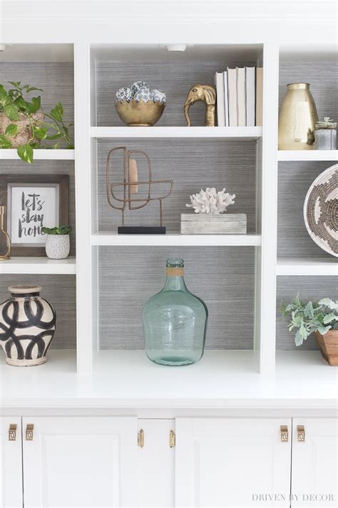 How to Decorate Shelves & Bookcases: Simple Formulas That Work ...