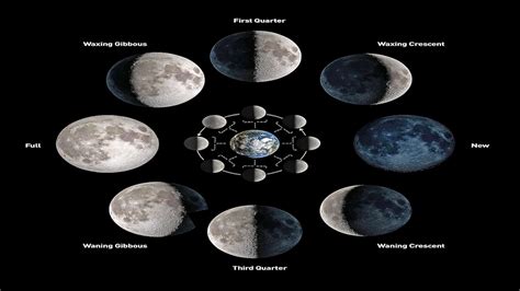 phases   moon  order