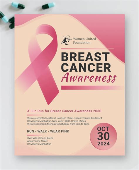 Cancer Fundraiser Flyer Template – PARAHYENA