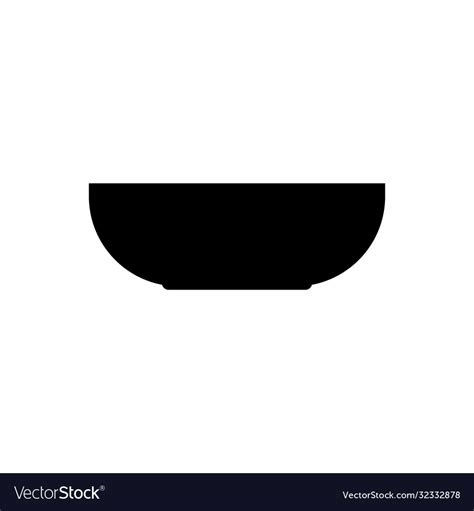 Bowl Icon Royalty Free Vector Image Vectorstock
