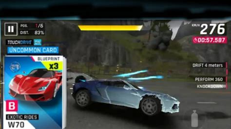 3 BLUEPRINTS EXOTIC RIDES W70 ASPHALT 9 LEGEND YouTube