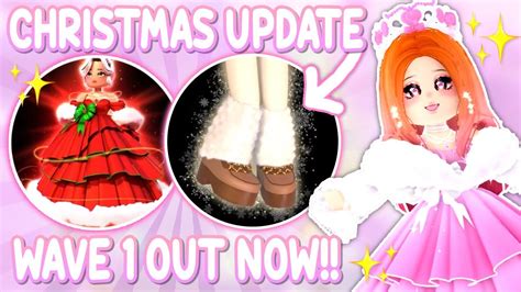 Christmas Update Wave 1 Out Now 🎄new Winter Shop Items 👑royale High