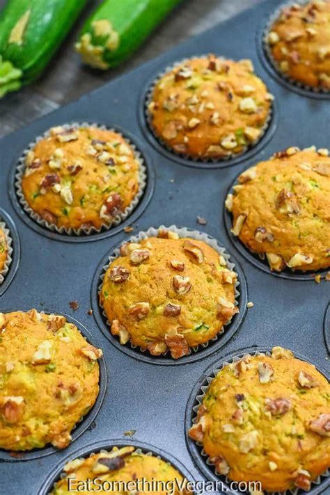 Vegan Zucchini Muffins Eat Something Vegan