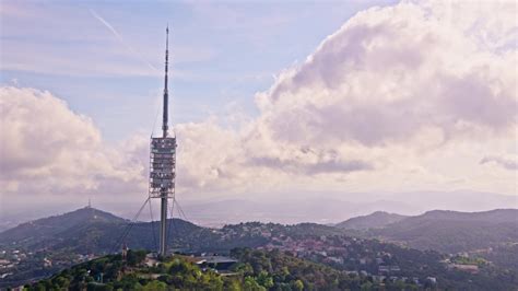 A towering structure on a picturesque hillside 26740606 Stock Video at