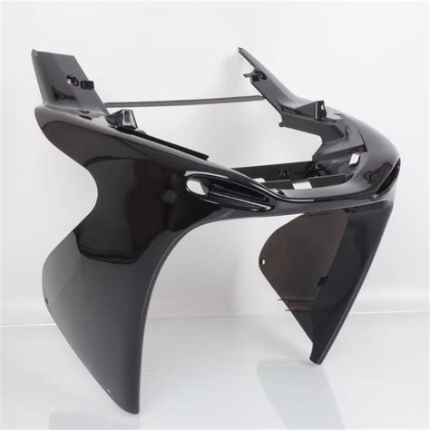 Spoiler Tablier Avant One Pour Scooter Yamaha Aerox Noir Brillant