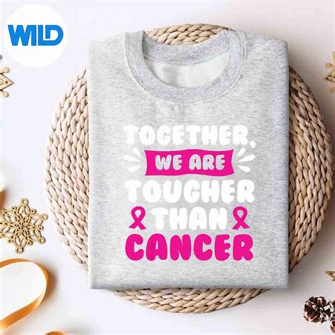 Fuck Cancer SVG Breast Cancer Awareness Pink Ribbon Silly Cute SVG WildSvg