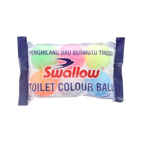 Jual Kamper Kapur Barus Jumbo Swallow Toilet Colour Ball 240 Gr Isi 6