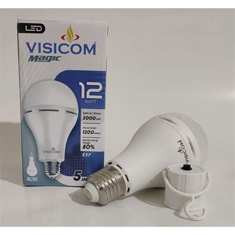 Lampu Led Magic Visicom 12 Watt Led Emergency Visicom 12 W Lazada
