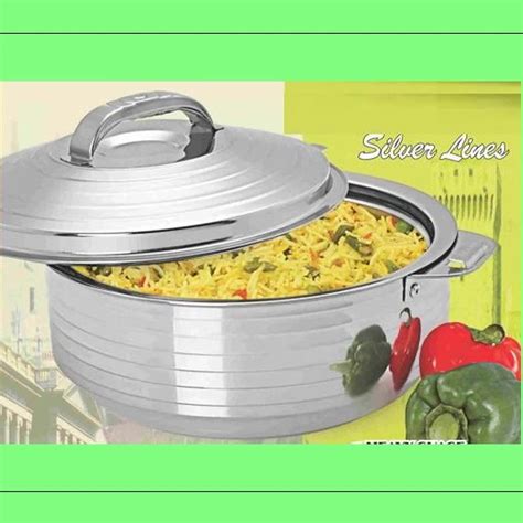 Individual Size And In Sets Round Stainless Steel Hot Pot Silverline Size 1000 Ml To 10000 Ml