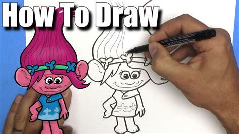 Poppy Trolls Drawing