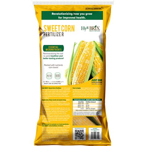 Sweet Corn Fertilizer 45 lbs. | HyR BRIX Fertilizer