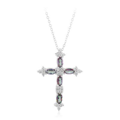 Collana In Argento Con Quarzo Mistico 5120FN Gioielli Juwelo