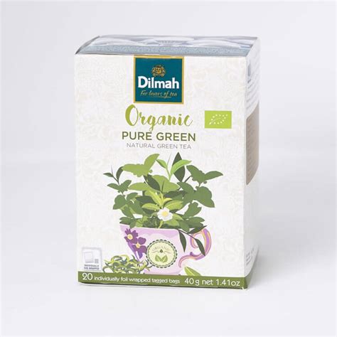 Pure Green Tea Dilmah Organic Organic 20 Sachets Dilmah