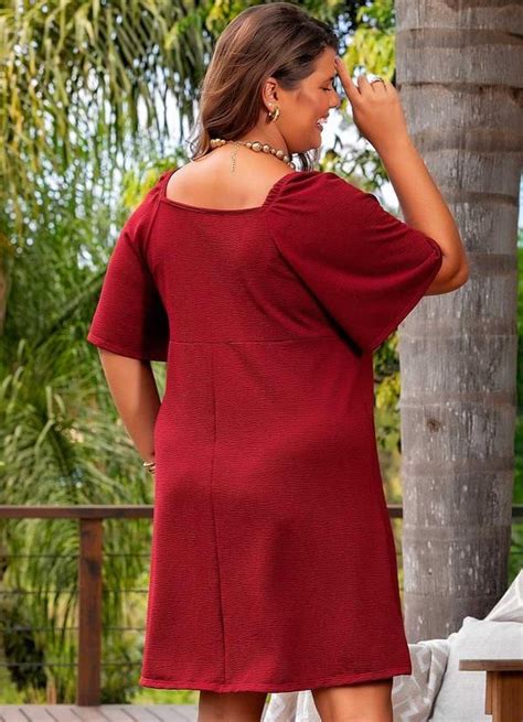 Marguerite Vestido Bord Em Malha Anarruga En