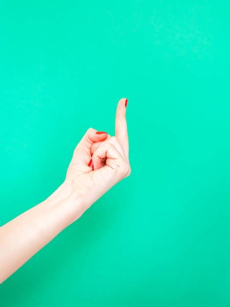 Premium Photo The Fuck You Middle Finger Hand Sig