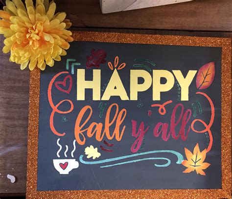 Happy fall y’all | Happy fall, Happy fall y'all, Wood signs