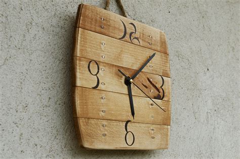 20 Fresh Handmade Wood Clocks - DMA Homes