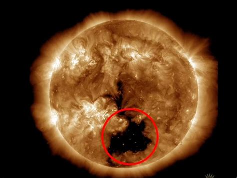The sun has developed a ‘coronal hole’ 20 times the size of Planet ...