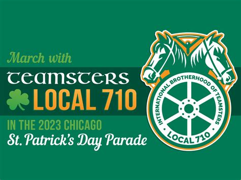 March with Local 710 in the 2023 Chicago St. Patrick’s Day Parade – The