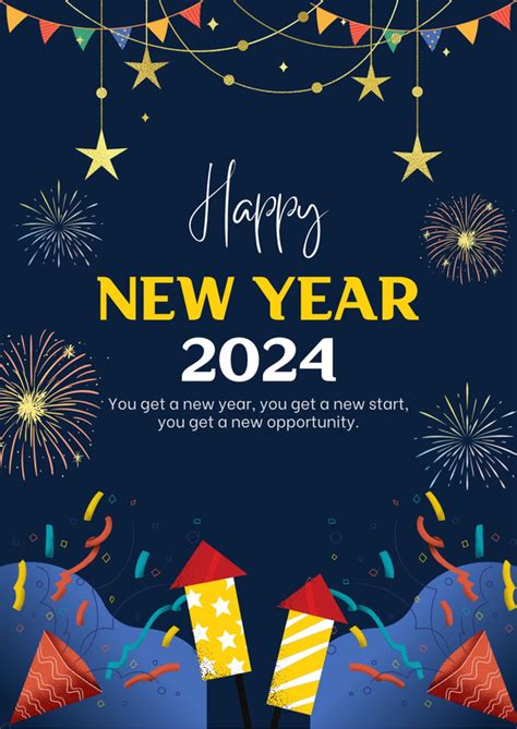 Free And Customizable New Year Templates