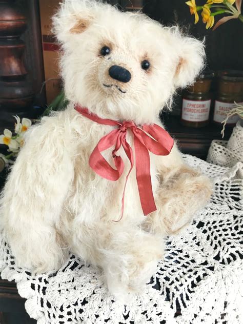 Handmade Artist Collectible Teddy Bear Ooak Vintage Stuffed Bears