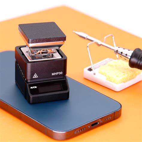 MHP30 Mini OLED Hot Plate Preheater 60W 350 Soldering Station Preset Temperature For PCB SMD