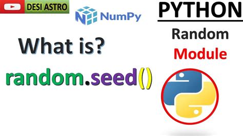 PYTHON Tutorial Demystifying Random Seeds In NumPy Python YouTube