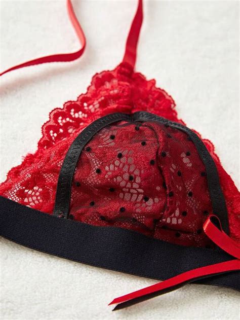 Floral Lace Bow Front Lingerie Set With Pair Leg Ring For Sale Australia New Collection Online