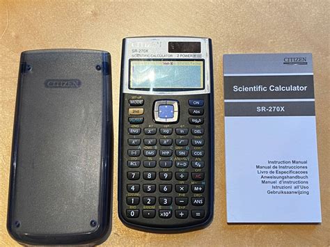 Citizen SR-270X Scientific Calculator, inkl BRUKSANVISNING OG NYTT ...