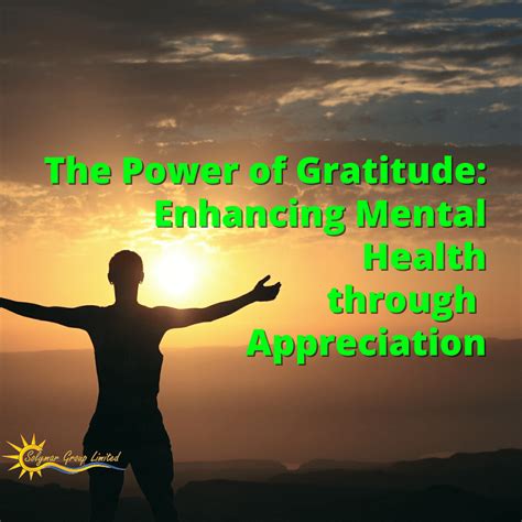 power  gratitude enhancing mental health  appreciation
