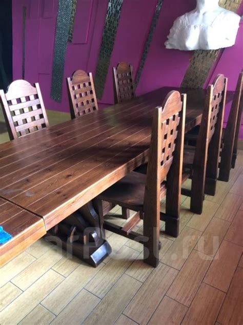 Стул массив сосны, б/у, в наличии. Цена: 7 500₽ во Владивостоке