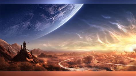 Sci Fi Landscape Sci Fi Landscape Hd Wallpaper Pxfuel