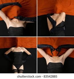 Elegant Sexy Woman Black Bikini On Stock Photo Shutterstock