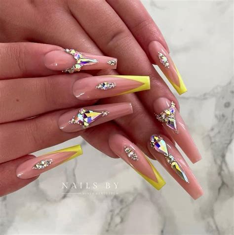 50 Rhinestone Nail Designs Elegant And Gorgeous Nail Art Ideas