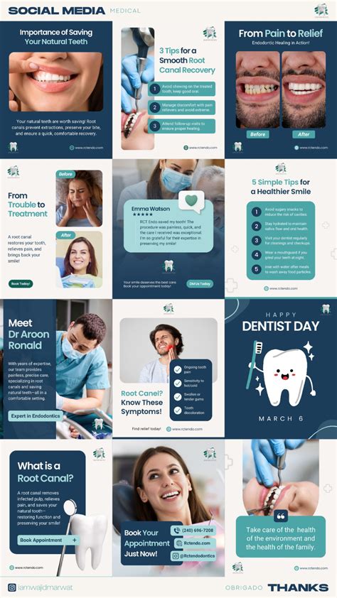 Dentist Dental Medical Social Media Post Design Odontologia - dentista