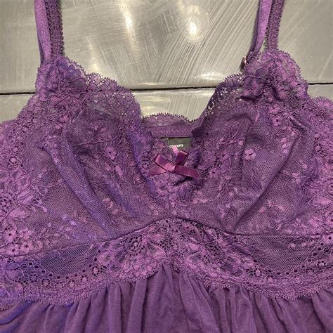 Purple Lace Babydoll Lingerie Dress Y Kfashion Depop
